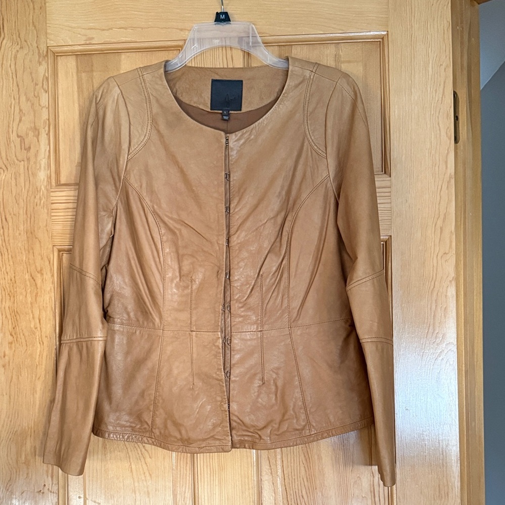 Joie Light Brown Leather Jacket